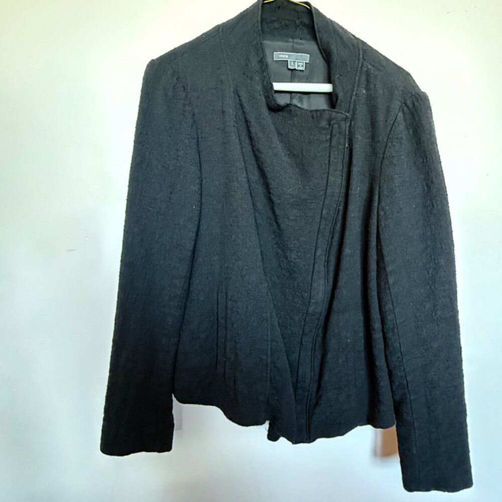 Vince Women's Woven Zip Up Jacket